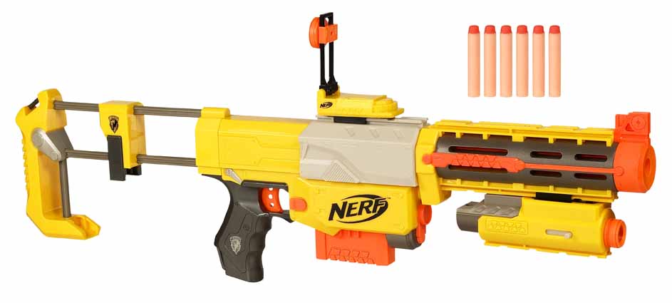 Our nerf gun, close to a star wars blaster